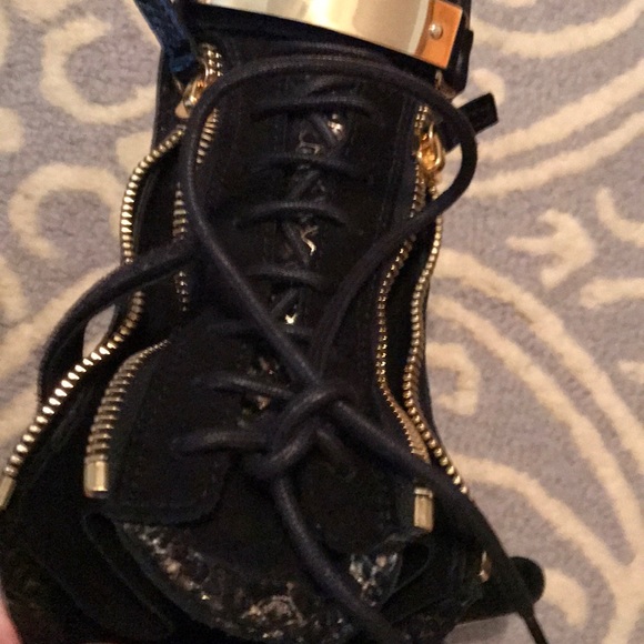 GIUSEPPE ZANOTTI Lorenz Snakeskin Print High Tops - Picture 7 of 8